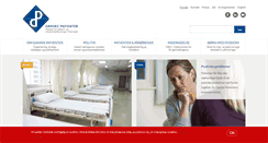 Desktop Screenshot of danskepatienter.dk